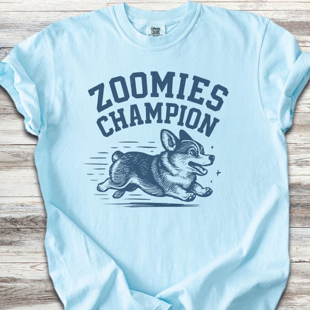 Corgi Zoomies Champion T-Shirt