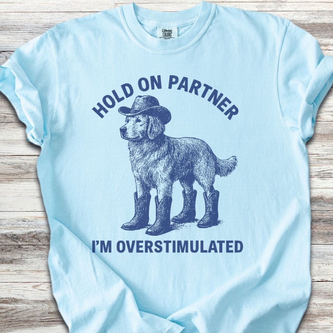Golden Retriever Overstimulated T-Shirt