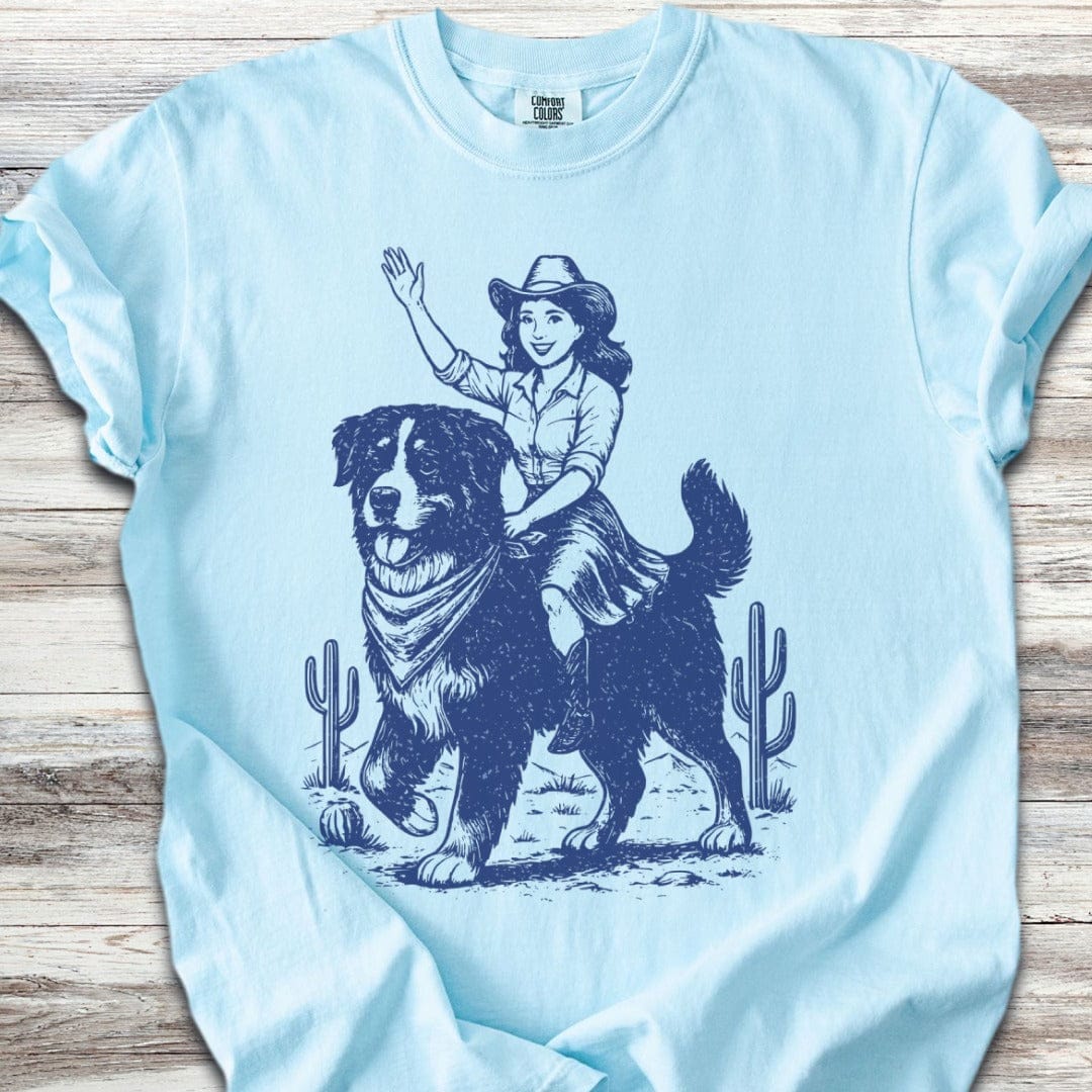 Bernese Mountain Dog Cowgirl T-Shirt