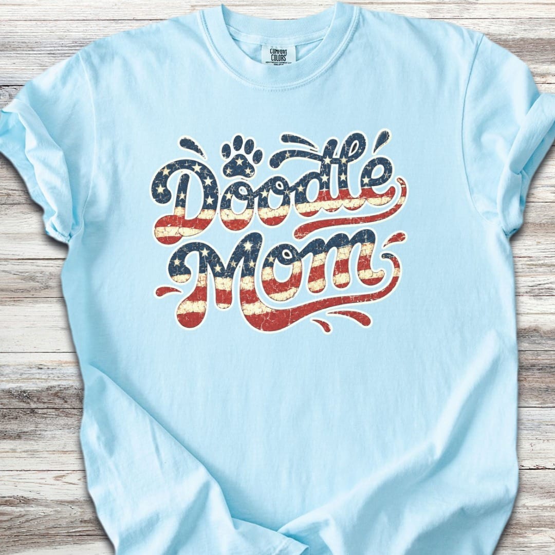 Doodle USA Mom T-Shirt