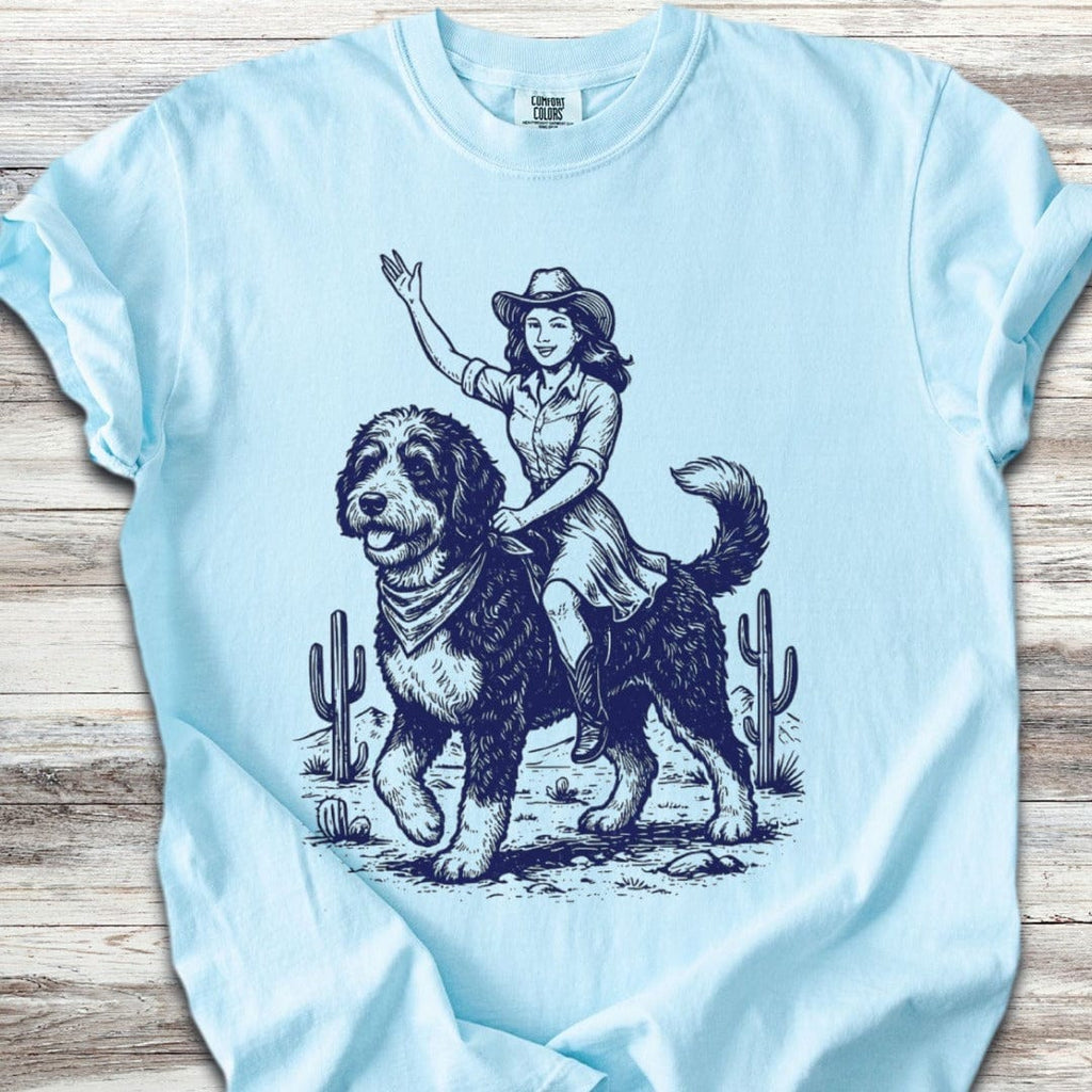 Bernedoodle Cowgirl T-Shirt