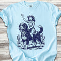 Bernedoodle Cowgirl T-Shirt