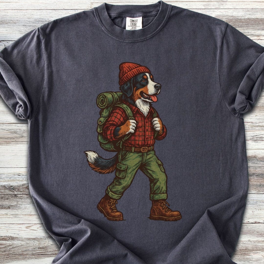Bernese Mountain Dog Hiking T-Shirt