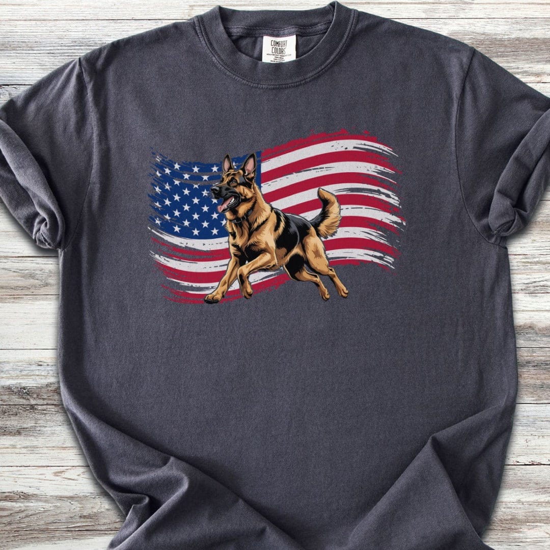 German Shepherd Patriot Run T-Shirt