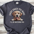 Golden Retriever Every Snack T-Shirt