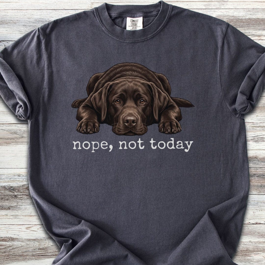 Labrador Retriever Chocolate Nope T-Shirt