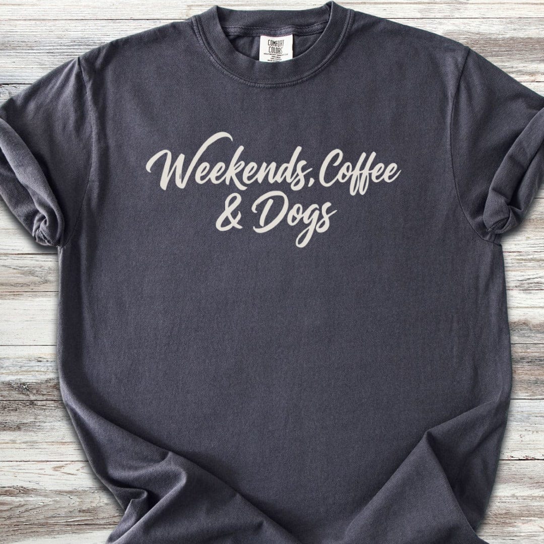Weekends Coffee Dogs T-Shirt