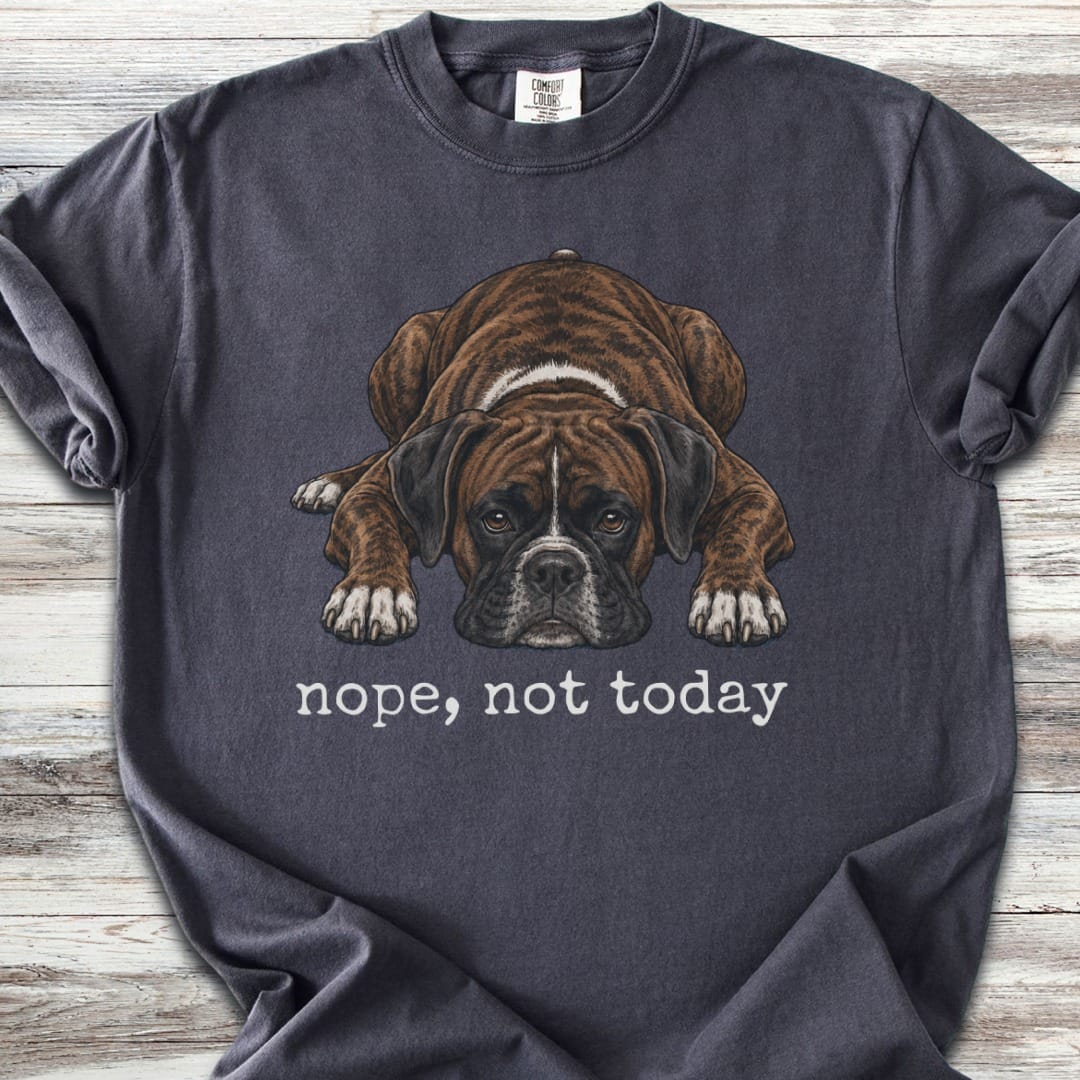 Boxer Brindle Nope T-Shirt