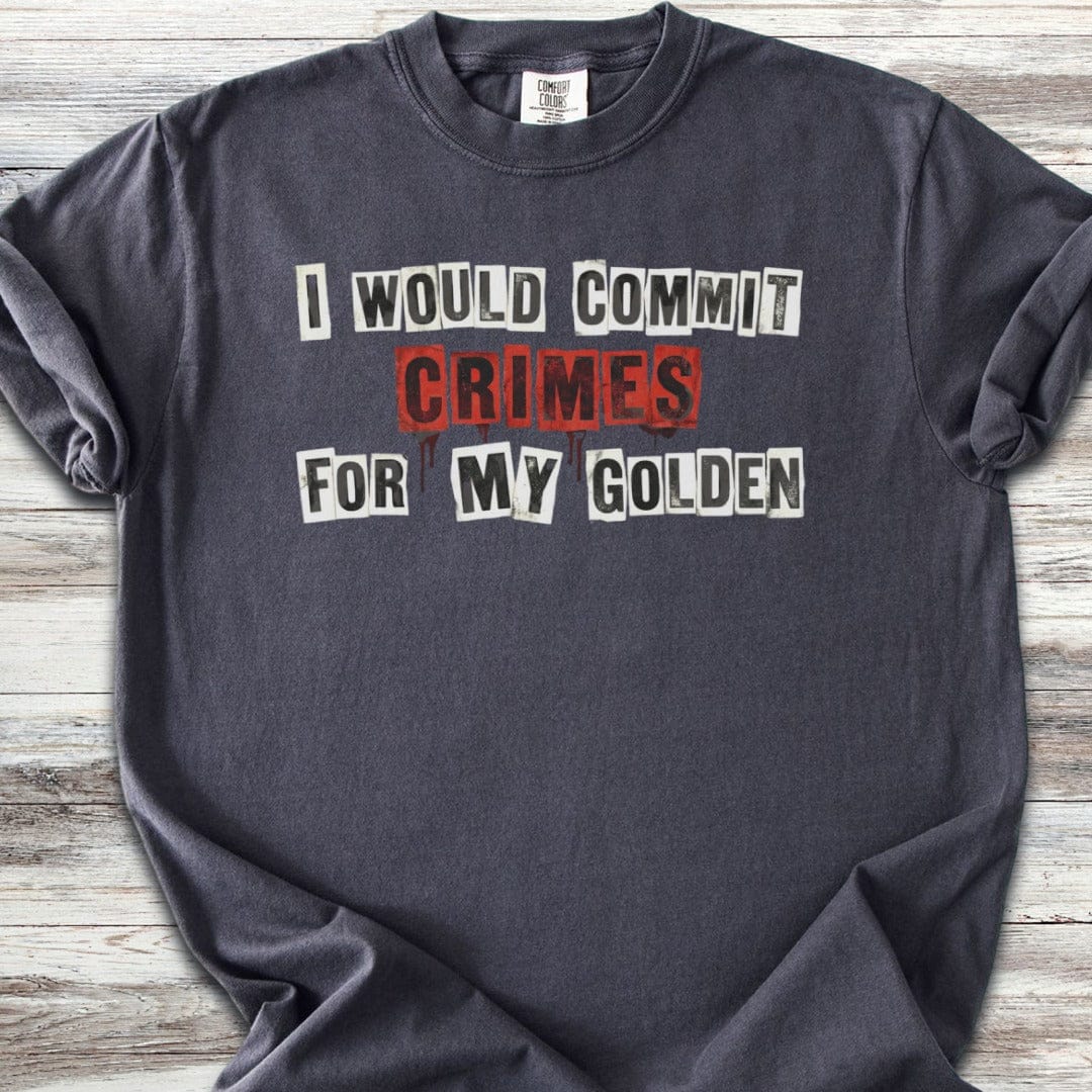 Golden Retriever Crimes T-Shirt