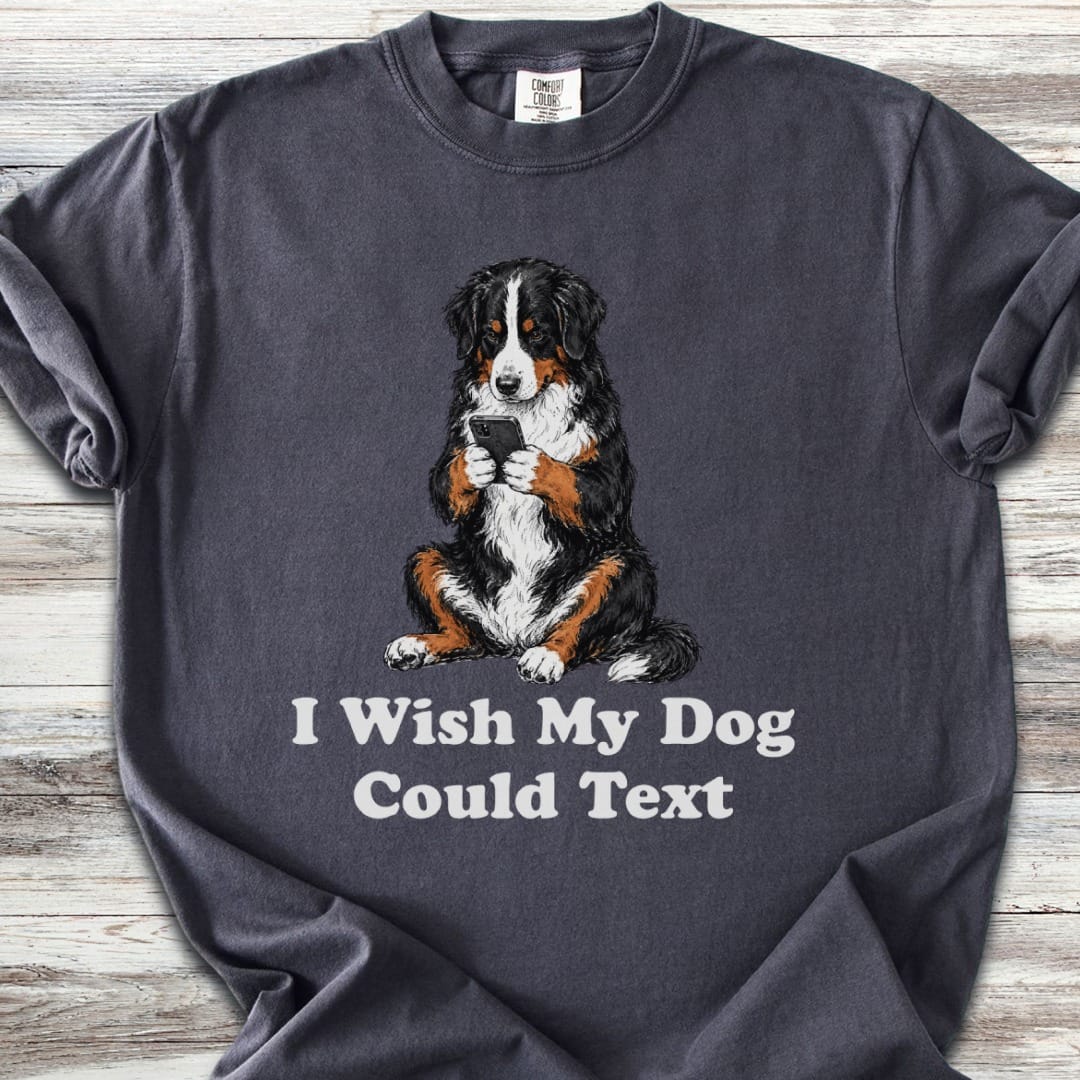 Bernese Mountain Dog Text T-Shirt