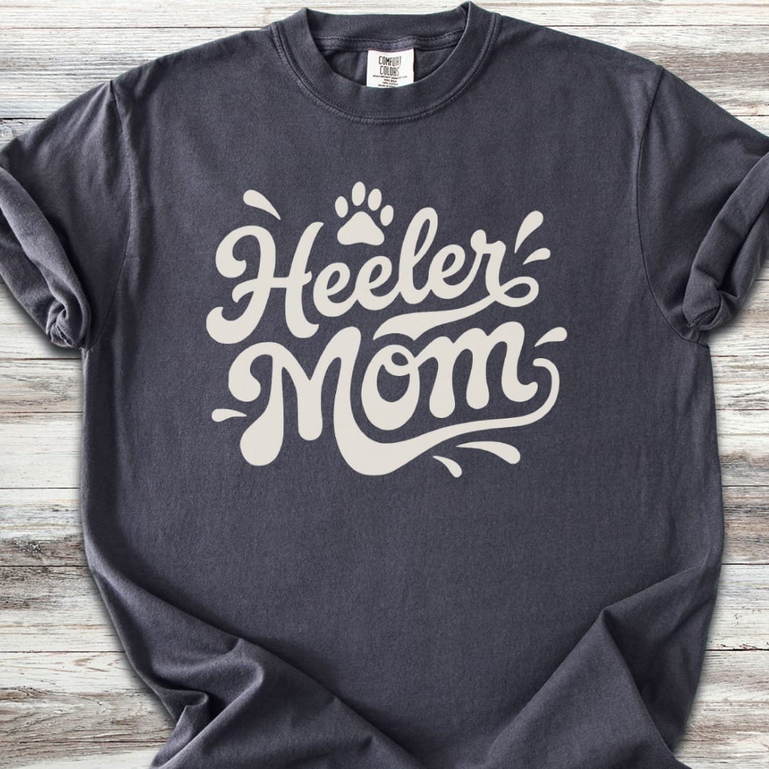 Australian Cattle Dog Groovy Mom T-Shirt