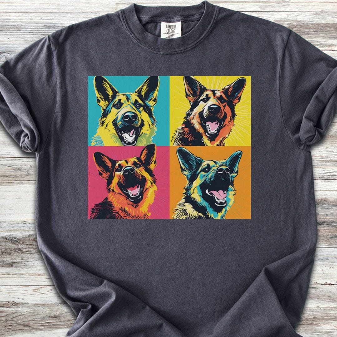 German Shepherd Pop Art T-Shirt