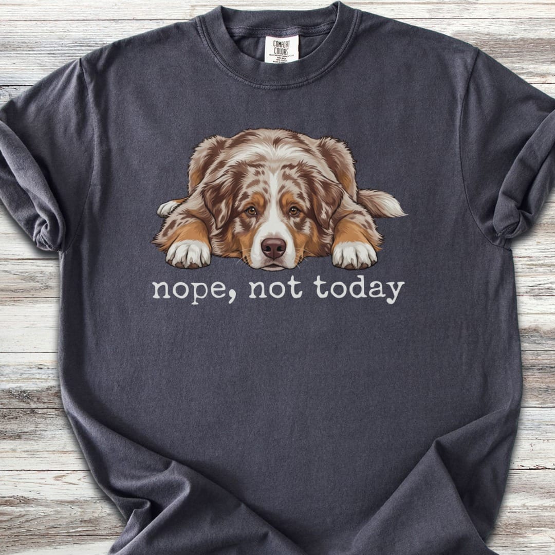 Australian Shepherd Red Nope T-Shirt