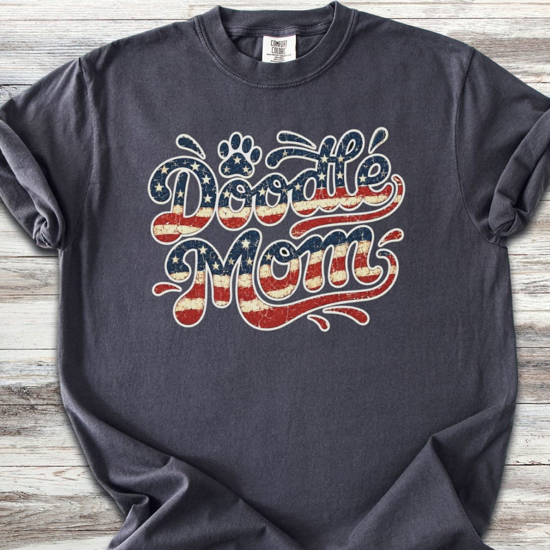 Doodle USA Mom T-Shirt