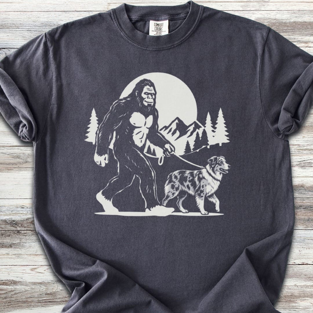 Australian Shepherd Merle Bigfoot T-Shirt
