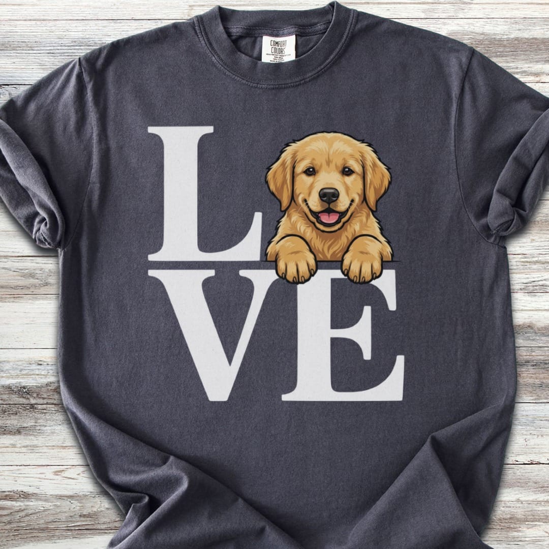 Golden Retriever Puppy Love T-Shirt