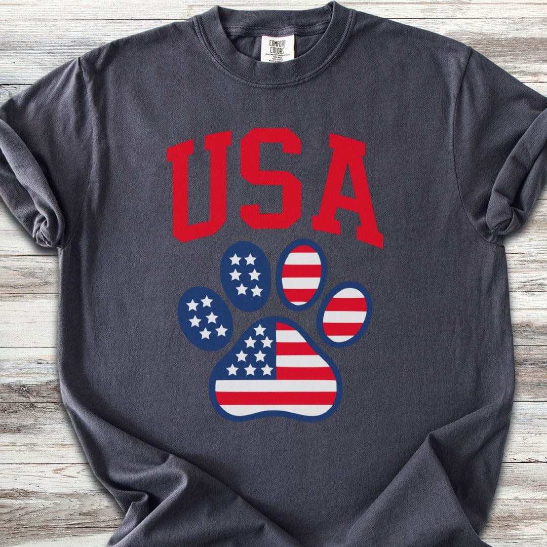 USA Paw Print T-Shirt