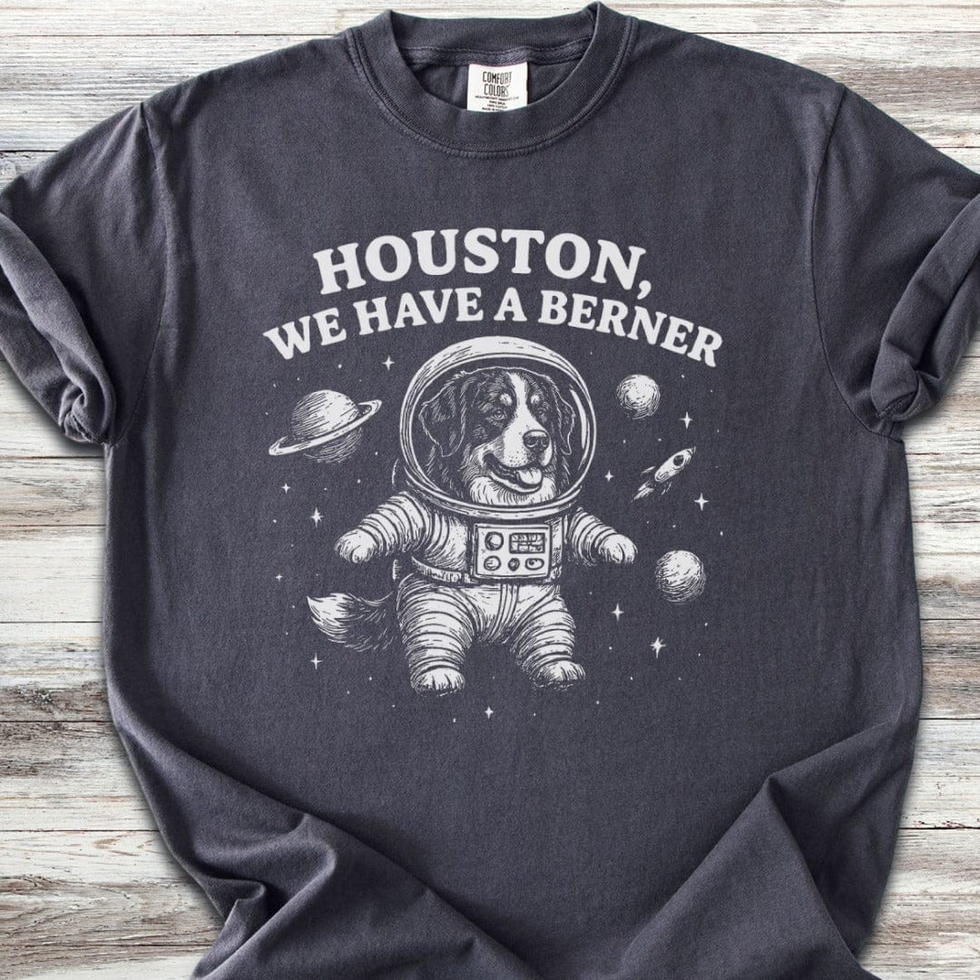 Bernese Mountain Dog Astronaut T-Shirt
