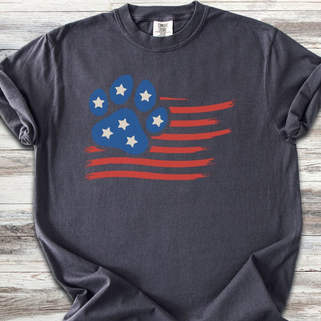 Paw Print Flag T-Shirt