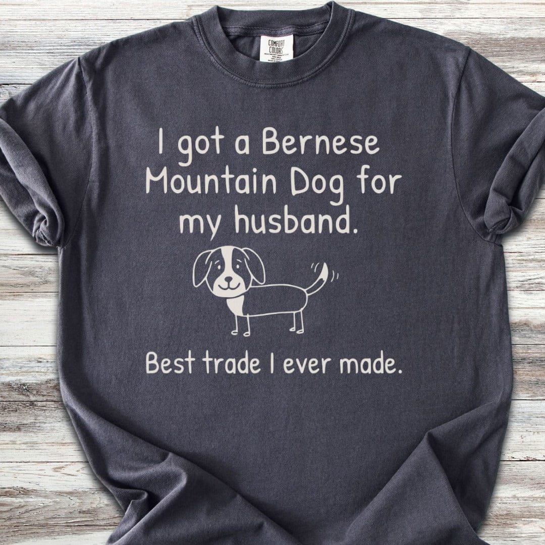 Bernese Mountain Dog 4 Husband T-Shirt