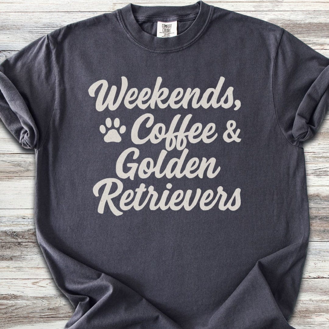 Golden Retriever Weekends T-Shirt