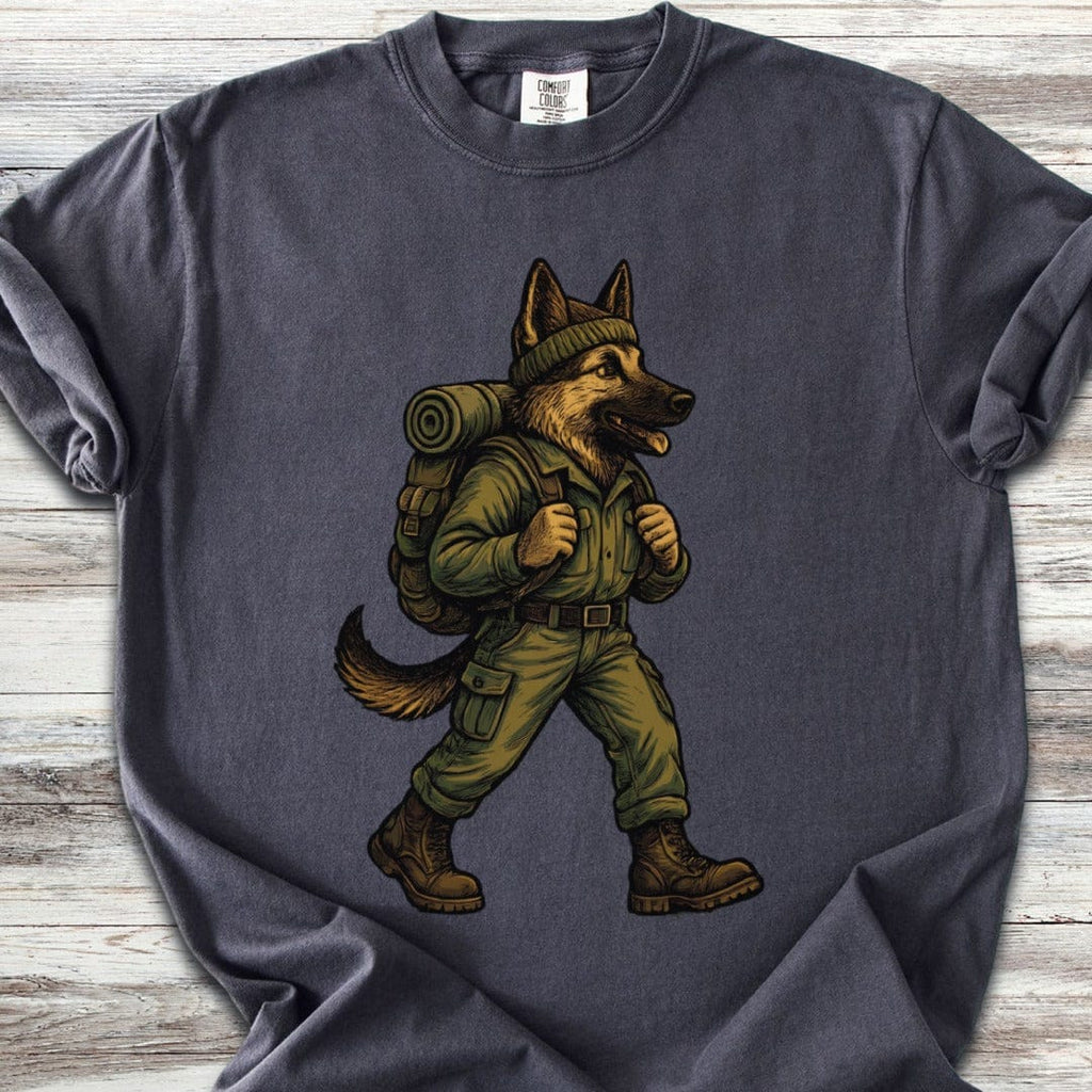 German Shepherd Hiking T-Shirt