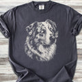 Australian Shepherd Butterfly T-Shirt