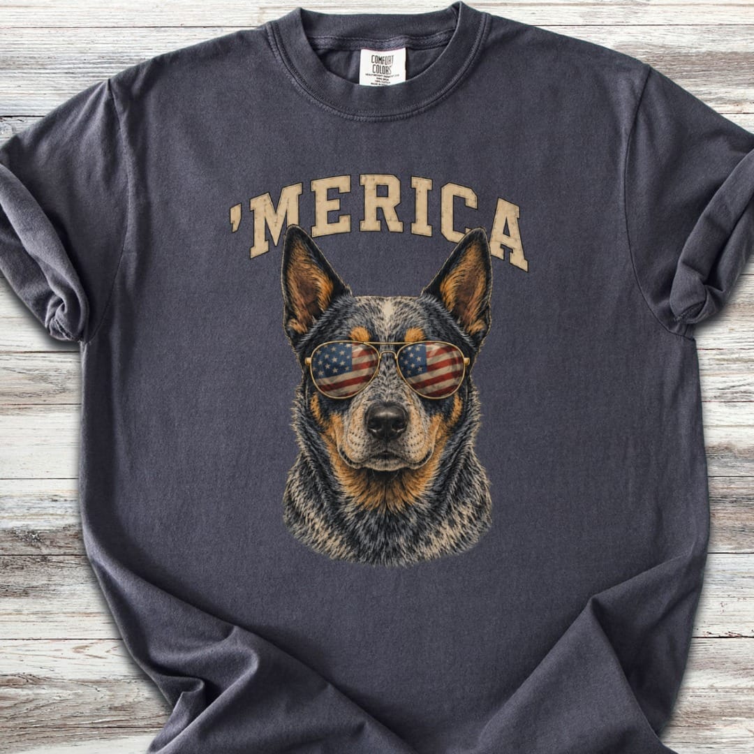 Australian Cattle Dog Blue 'Merica T-Shirt