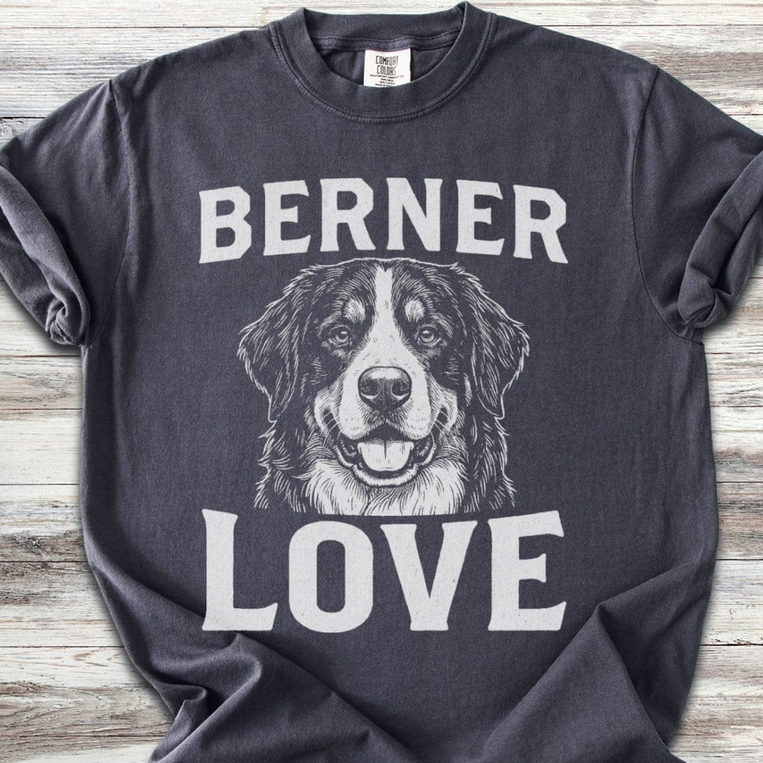 Bernese Mountain Dog Love Portrait T-Shirt