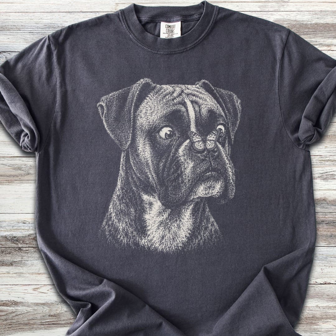 Boxer Butterfly T-Shirt