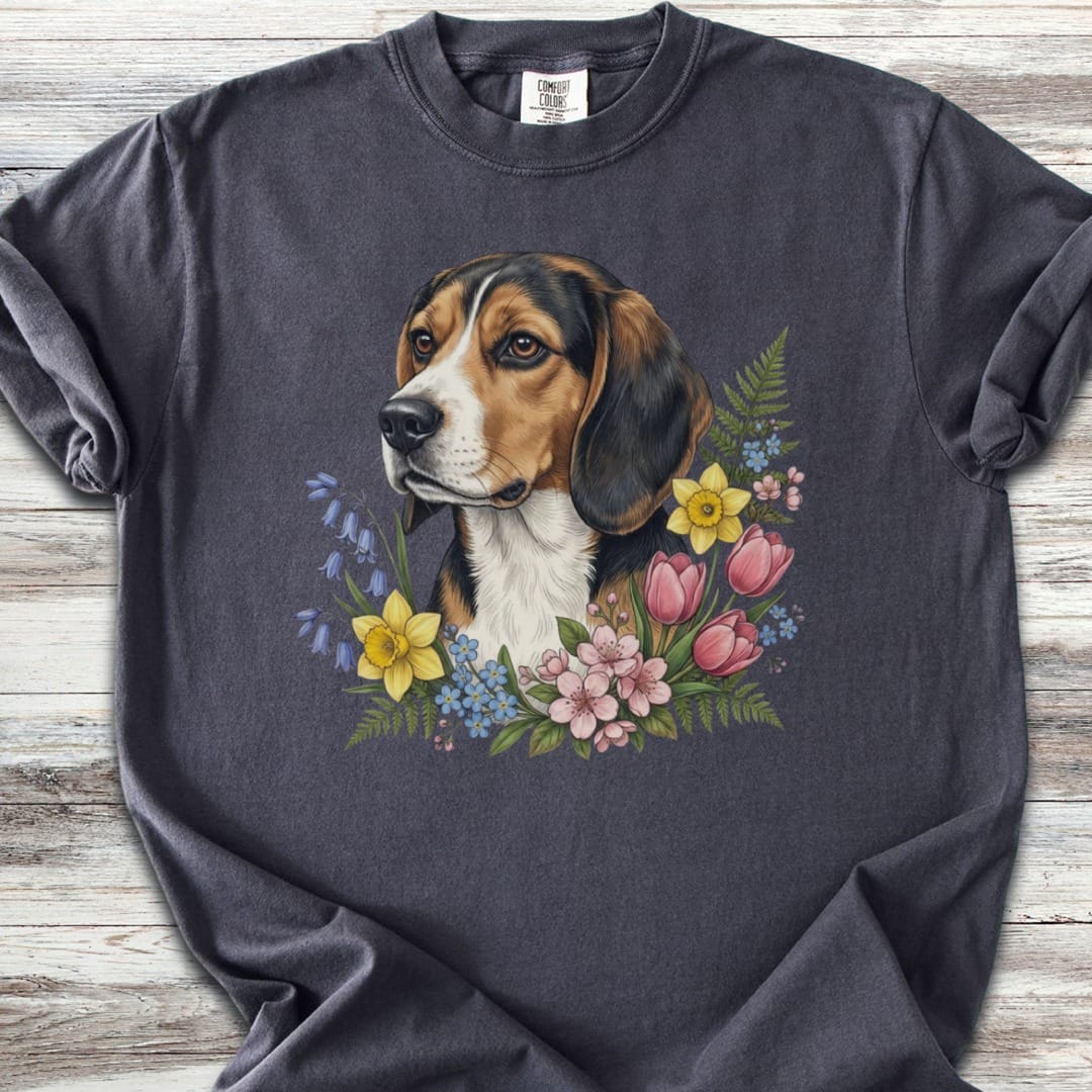 Beagle Spring Portrait T-Shirt