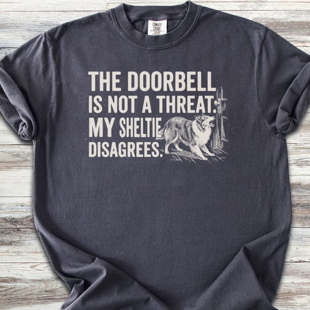 Shetland Sheepdog Doorbell T-Shirt