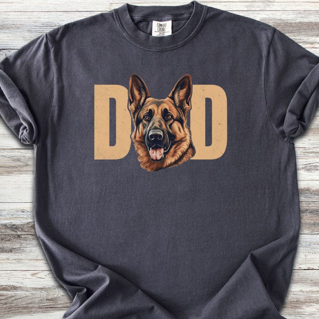 German Shepherd Portrait Dad T-Shirt