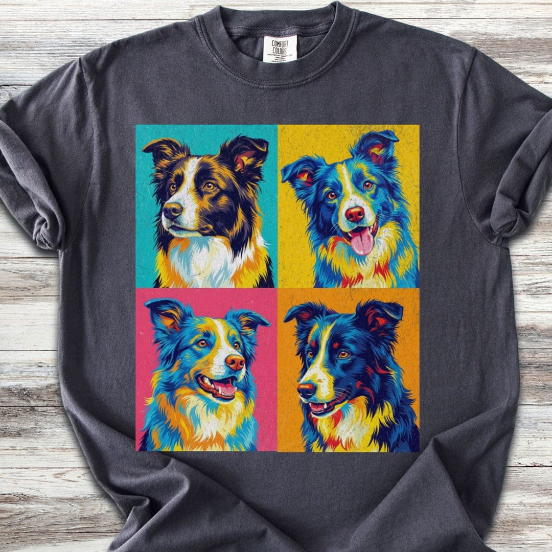 Border Collie Pop Art T-Shirt