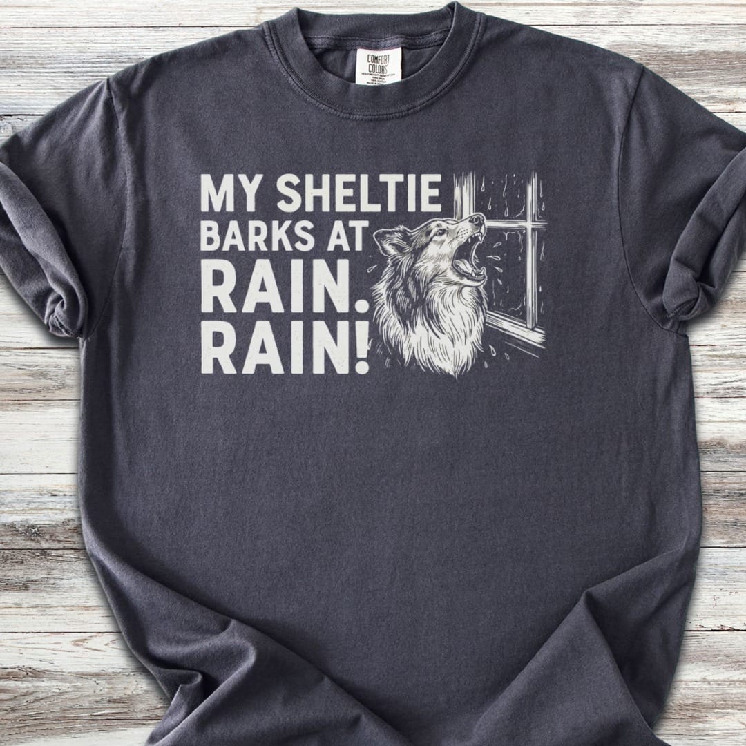 Shetland Sheepdog Rain T-Shirt