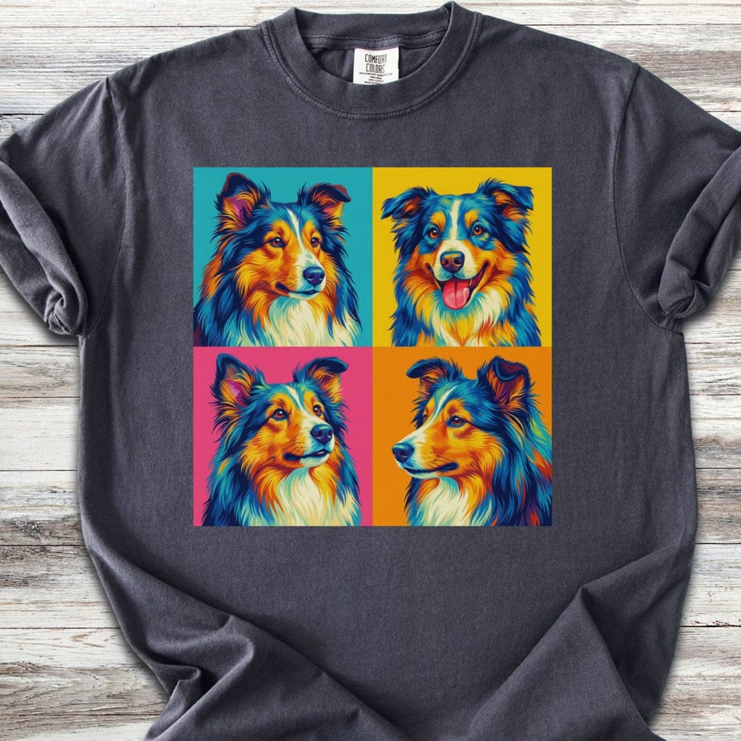Shetland Sheepdog Pop Art T-Shirt
