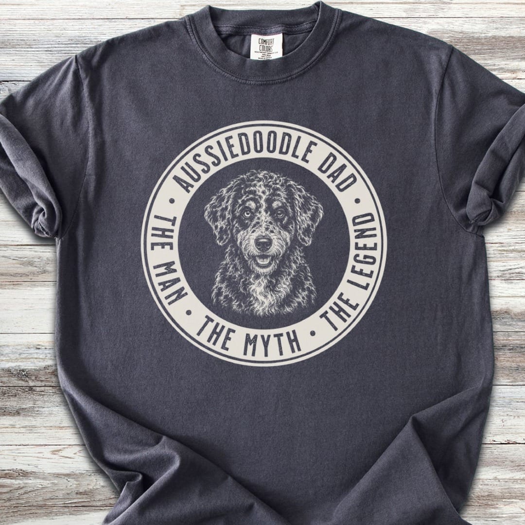 Aussiedoodle Dad Legend  T-Shirt