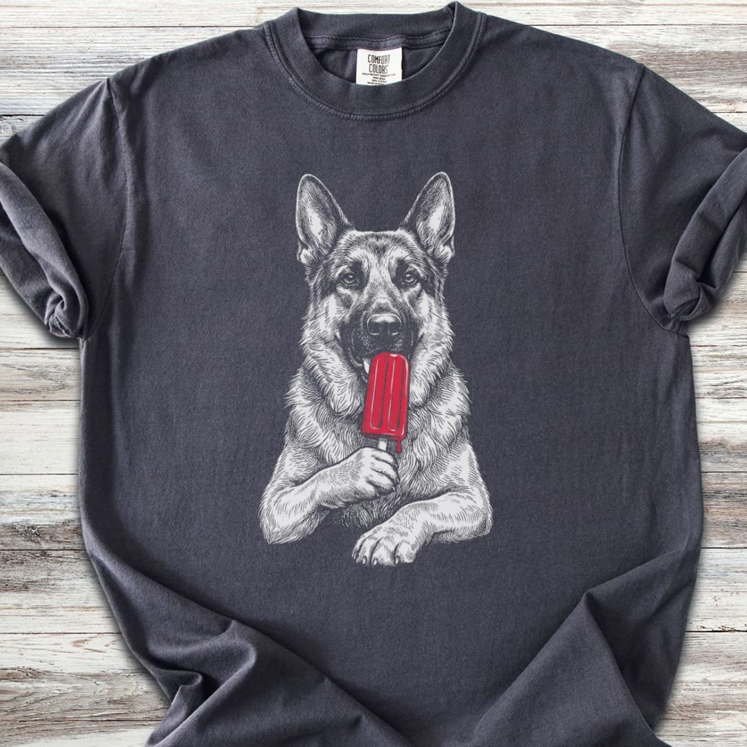 German Shepherd Pupsicle T-Shirt