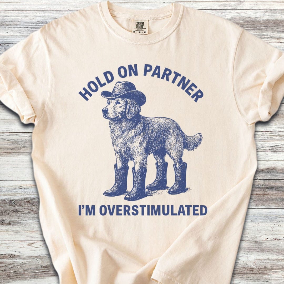 Golden Retriever Overstimulated T-Shirt