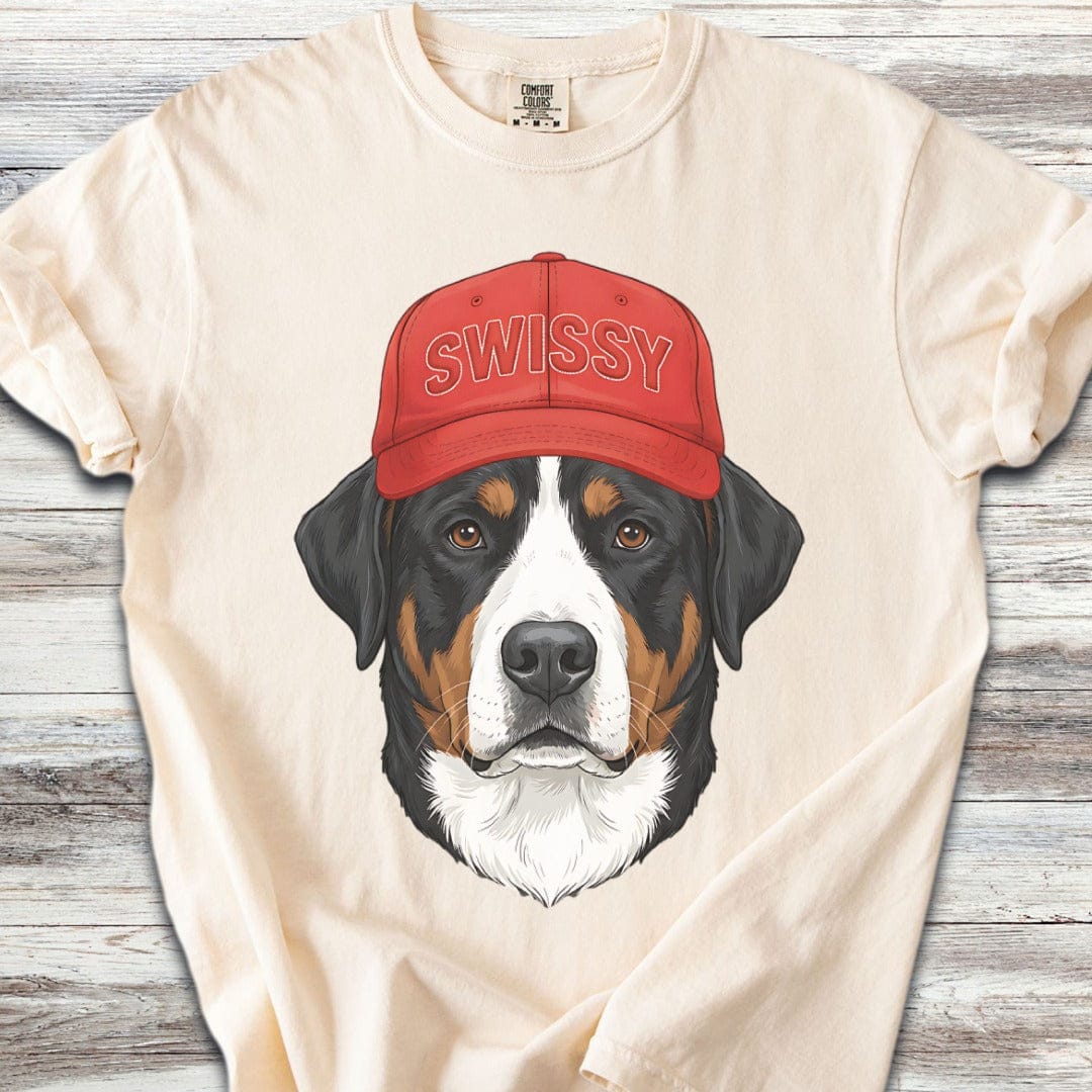 Swiss Mountain Dog Swissy Hat T-Shirt