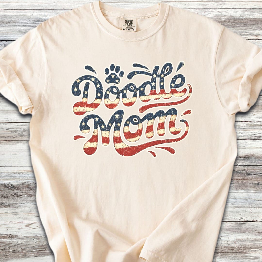Doodle USA Mom T-Shirt