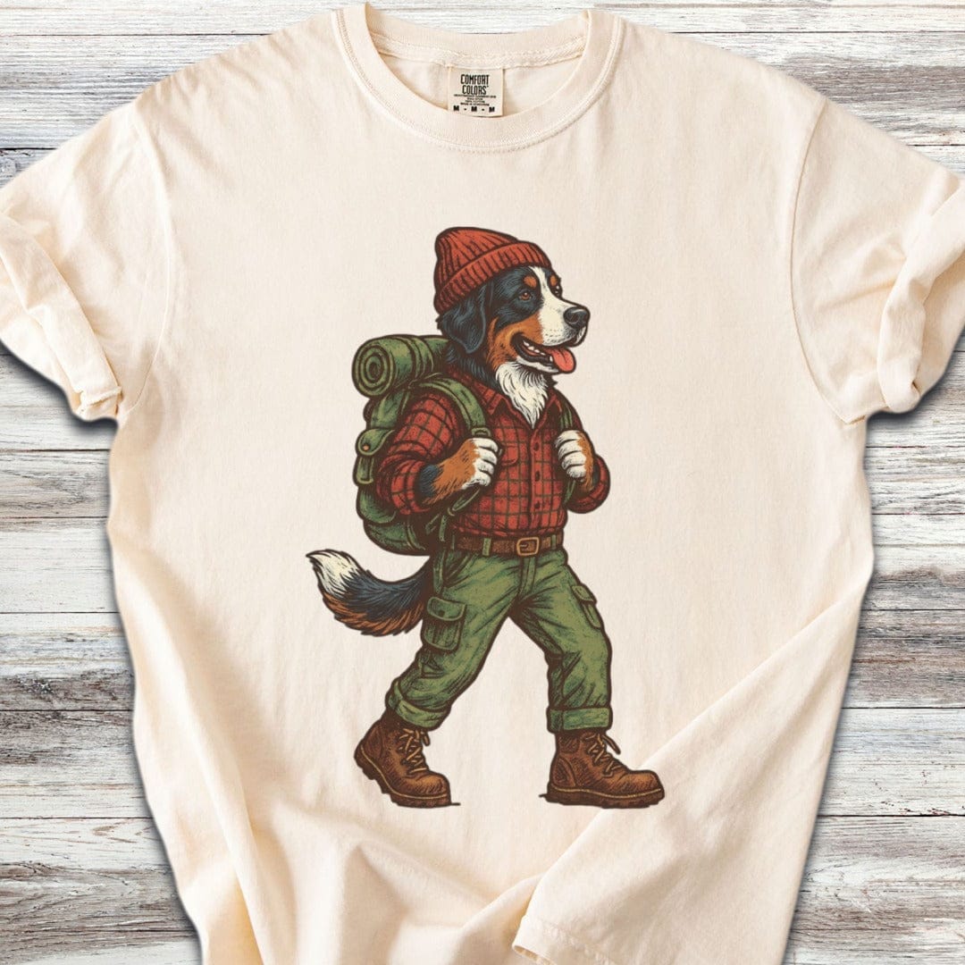 Bernese Mountain Dog Hiking T-Shirt