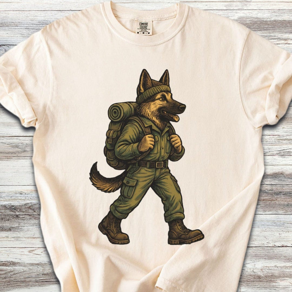 German Shepherd Hiking T-Shirt