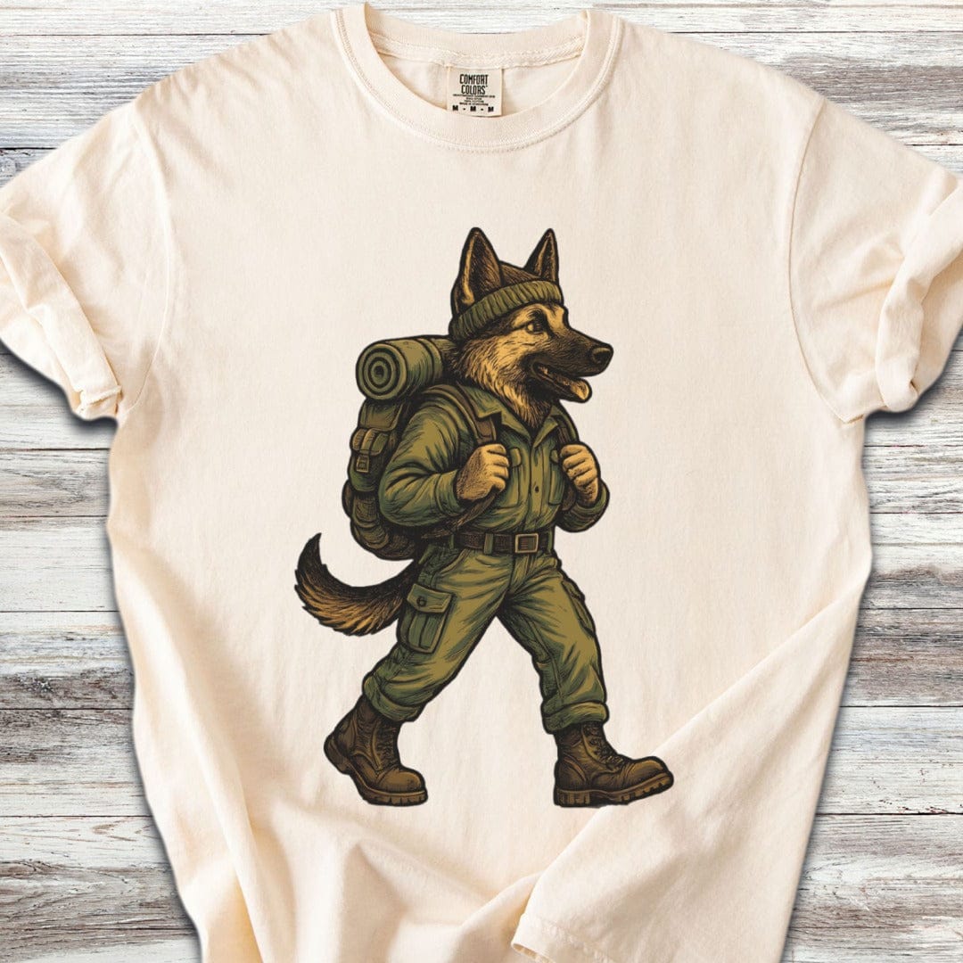 German Shepherd Hiking T-Shirt