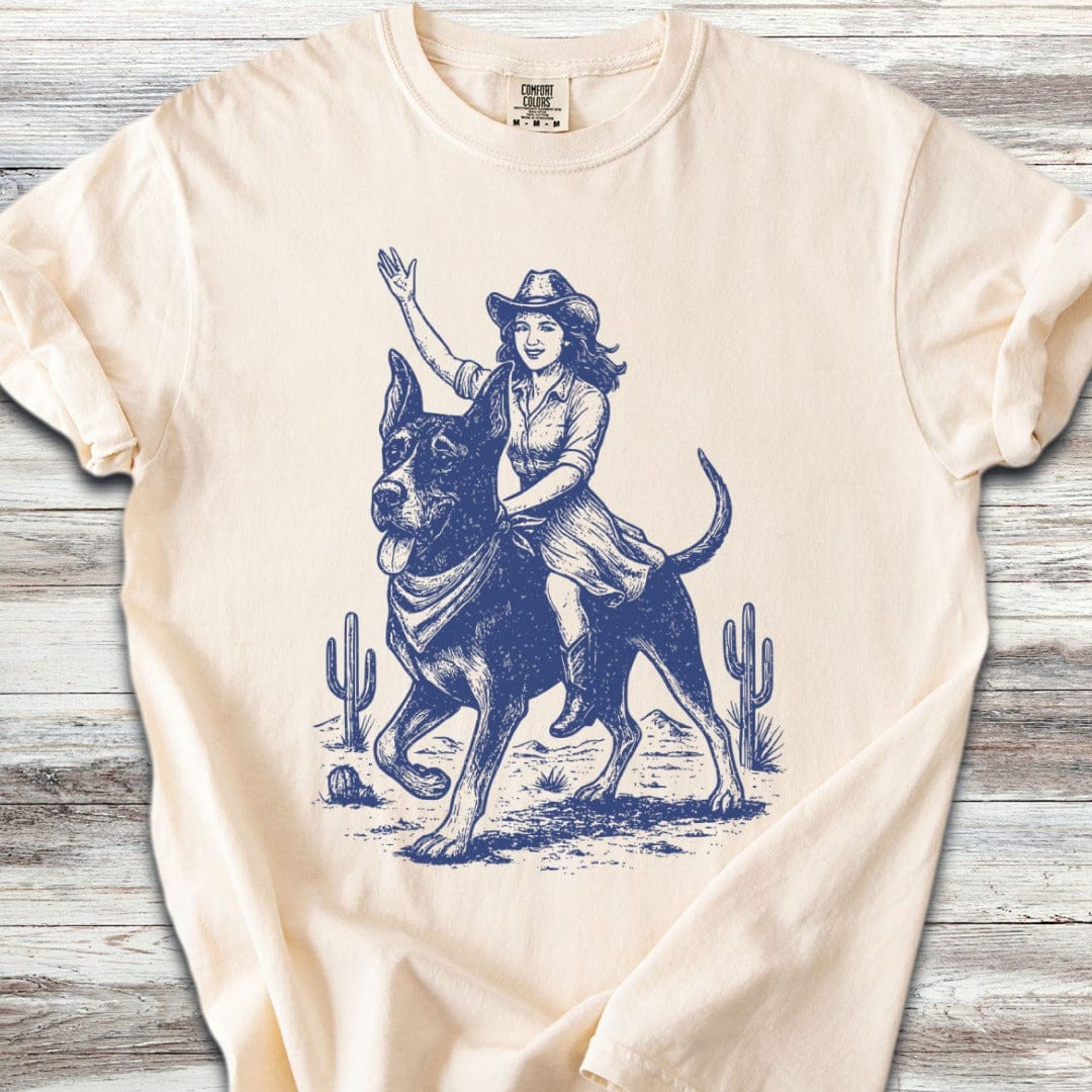 Cowgirl Great Dane T-Shirt
