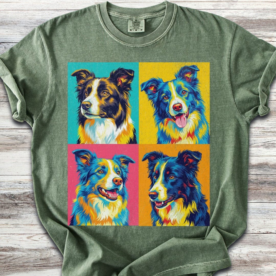 Border Collie Pop Art T-Shirt