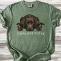 Labrador Retriever Chocolate Nope T-Shirt
