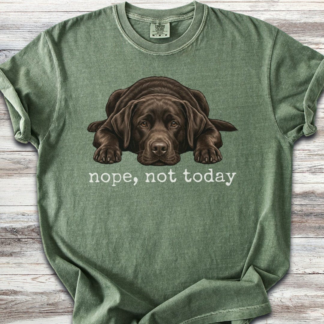 Labrador Retriever Chocolate Nope T-Shirt