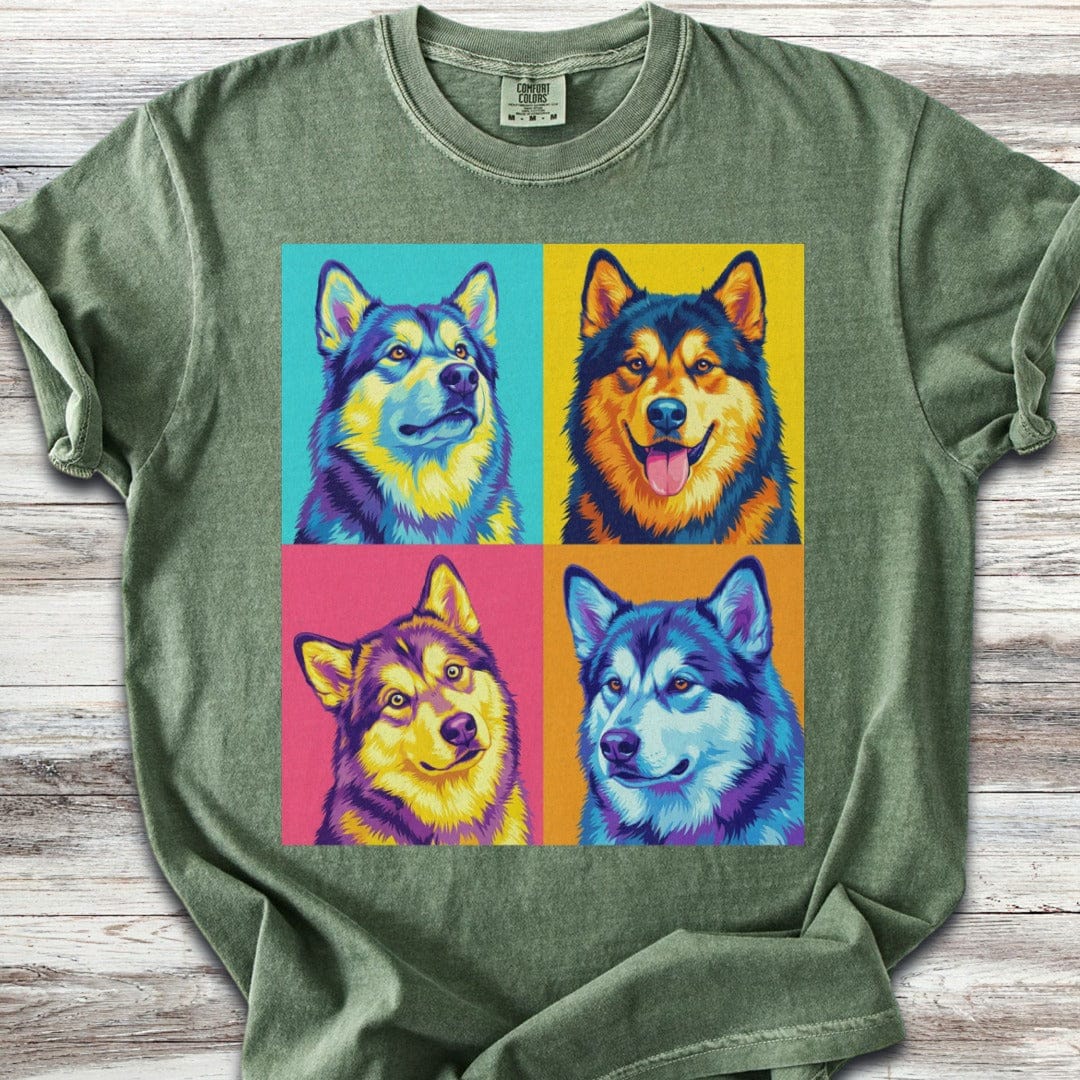 Pop Art Malamute T-Shirt
