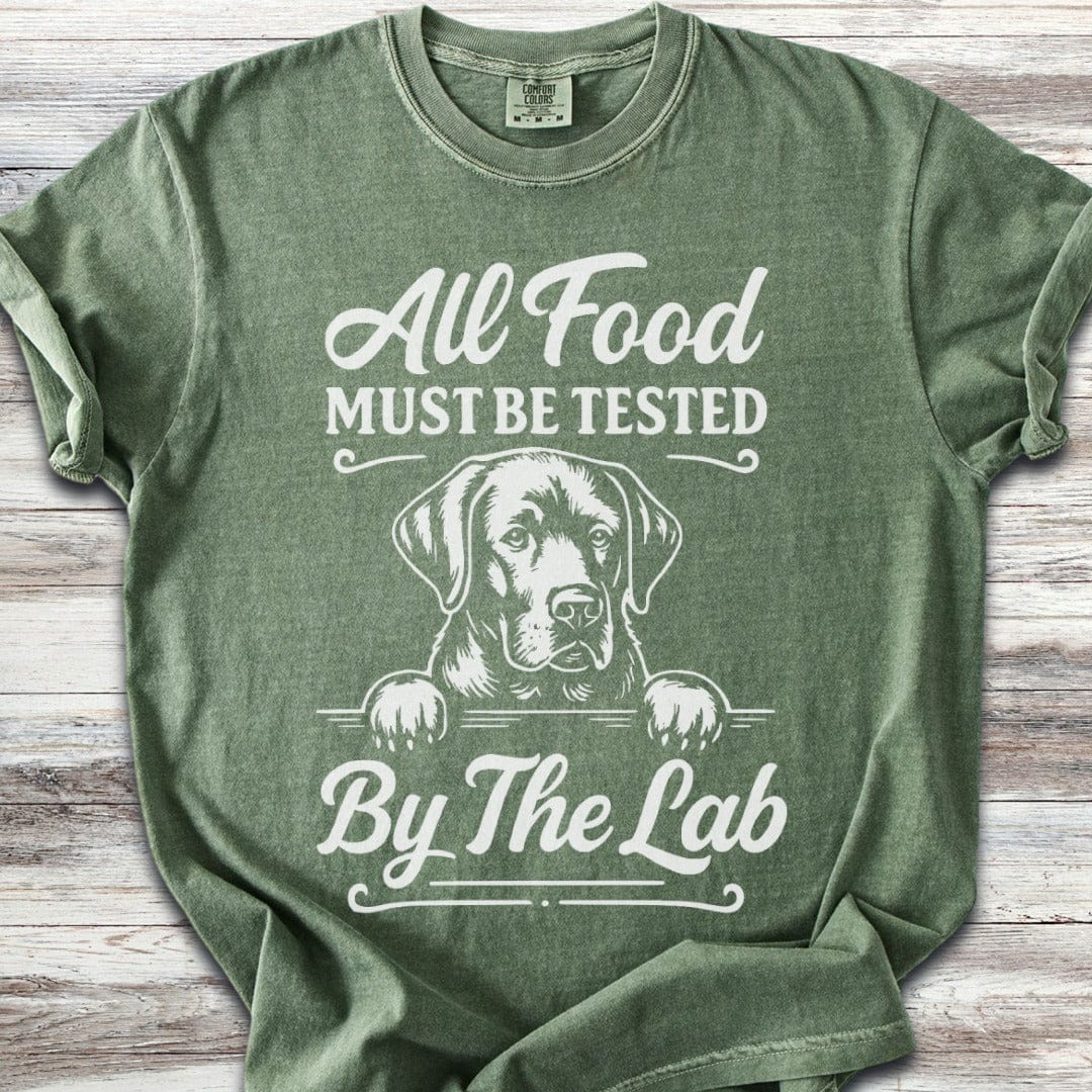 Labrador Retriever Food Test T-Shirt